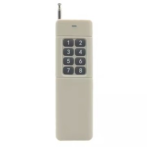 DC12V ตัวรับสัญญาณวิทยุไร้สาย8ช่องสัญญาณผลิตจากโลหะ ABS 433MHz สำหรับการเรียนรู้อัจฉริยะประตูโรงรถ - Product Image 4