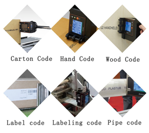 U2 Tragbare Druck codier maschine Schnellt rocknende Tinten wörter Batch-Eier Verfalls datum Handheld-Tintenstrahldrucker-Codier maschine - Product Image 5