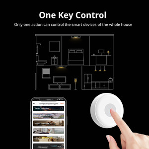 Zemismart Tuya Zigbee мини беспроводной переключатель с питанием от батареи умный дом управление приложением с одной кнопкой сцены для домашней автоматизации - Product Image 3