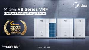 Midea Hvac Vrf換気システム22Hp 61Kwダクトタイプ屋内ユニットとエアディフューザー
