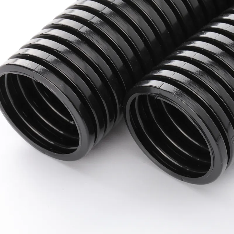 Wholesale plastic flexible hose PA Bellows Tube, Factory Price Natural nylon tube Corrugated Hose corrugation pipe