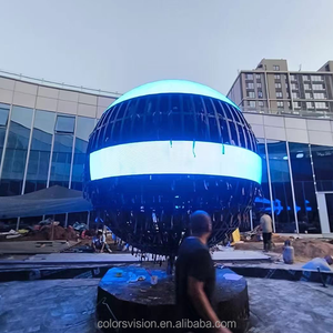 หน้าจอ LED ทรงกลมแบบโต้ตอบหน้าจอ LED ทรงกลมที่ตั้งโปรแกรมได้สินค้าส่งออกทั่วโลก