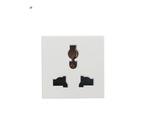 3 pin multi-stecker universal boden steckdose 13a module zubehör 45*45 typ - Product Image 1
