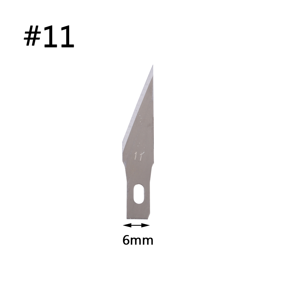10pcs/lot Stainless Steel Blade for Wood Carving Engraving Craft Sculpture Knife Scalpel Cutting Tools for PCB Repair