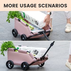 Роскошная легкая переносная 4 колеса маленькая коляска для домашних животных легкая прогулочная коляска для собак - Product Image 6