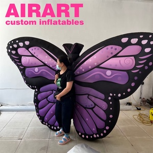 Cánh bơm hơi trang phục, Giấc Mơ đèn đi bộ bướm trang phục cho cuộc diễu hành ngoài trời - Product Image 6