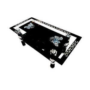 Moderno Dropshipping multifunción inteligente hogar Luz gran mesa de centro cuadrada de cristal templado mesita de noche - Product Image 1