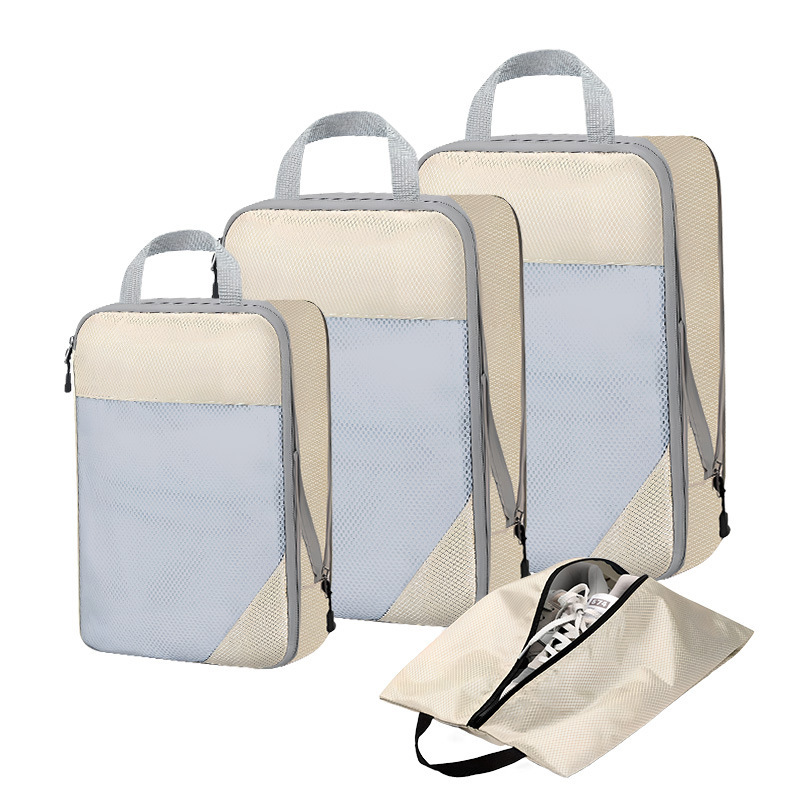 Ensemble 4 pièces beige crème