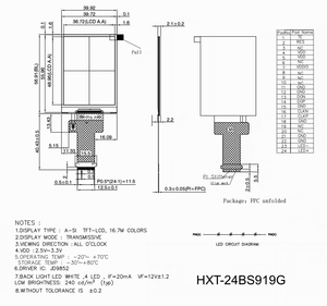 2.4-inch jd9852 TFT <span class=keywords><strong>LCD</strong></span> hiển thị Module màn hình xem đầy đủ 240x320 Độ phân giải 24 pin FPC hàn nhỏ <span class=keywords><strong>LCD</strong></span> hiển thị 240x320 - Product Image 4