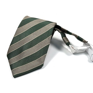 便宜的高数量亲子领带学生领带34 * 6厘米涤纶条纹弹性懒人领带 - Product Image 2