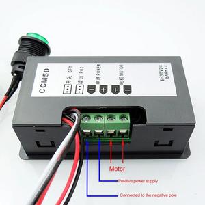 Mini Motor PWM denetleyici DC 6V-30V 8A dijital ekran LED 6V 12 V 24V 12 Volt V motorlar denetleyici değişken hız regülatörü yeni - Product Image 2