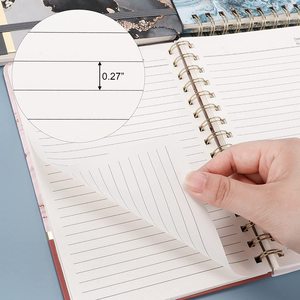 Спиральный блокнот A5 в твердой обложке с индивидуальным дизайном - Product Image 5