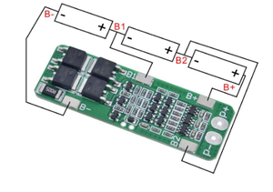 3S 20A Li-ion lityum pil 18650 pcb şarj cihazı BMS koruma levhası 12.6V hücre 59x20x3.4mm modülü - Product Image 4