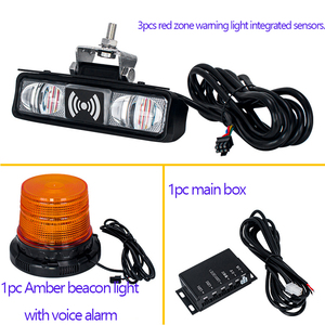 <strong>Sensors</strong> Integrated Warning Zone Light Adjustable Alarm Distance Intelligent Security Safety radar Alarm <strong>System</strong> with Horn 12-100v - Product Image 3