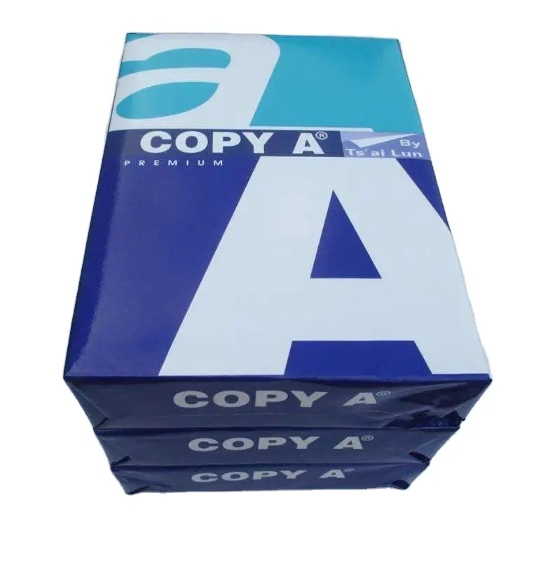 Ream A4 70gsm carta copiosa carta da ufficio Oem stampanti Laser formato A4 fotocopiatrice carta 500 fogli 80 GSM A4 bianco A4 70g