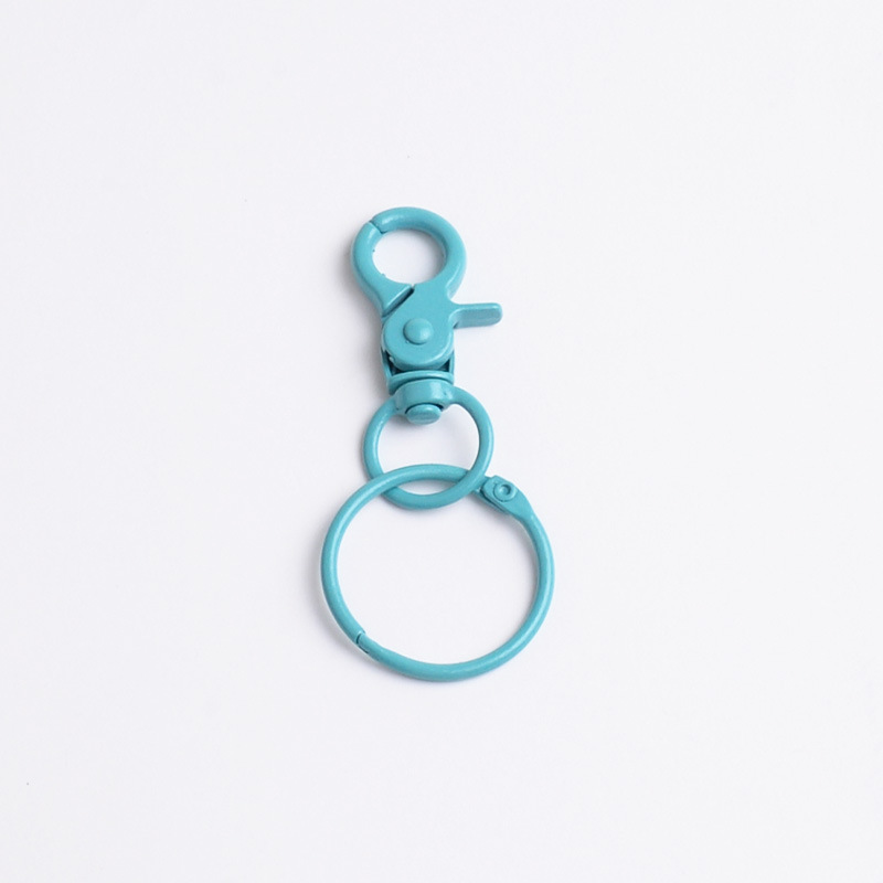 Circlip 3cm boucle chien bleu