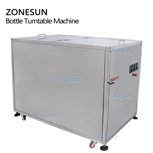 Zonesun סיבוב אוטומטי מלא סיבוב בקבוק זכוכית unscrambler בקבוק זכוכית untable מכונת האכלה פטיפון