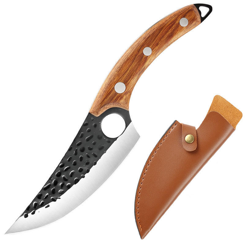 Bois de poirier avec étui en cuir