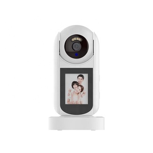 X8ビデオ通話スマートカメラキッズ高齢者ワンクリックコールWifiセキュリティカム2.4 "IPSスクリーンナイトビジョン人間検出アプリ - Product Image 1