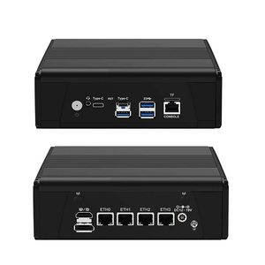พอร์ตอีเทอร์เน็ต RJ45 4x2.5ก. มินิพีซี pfsense AMD RY-ZEN MINI Firewall PC พร้อมคอนโซล HD-MI DP Type-C TF Card - Product Image 1