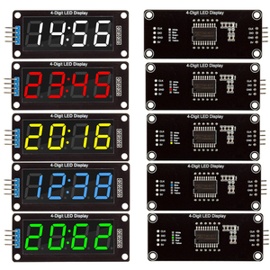 Rot 0,56 ''Zoll TM1637 4Bit Digital LED 7 Segment Clock Tube Display für Arduino