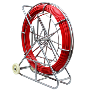 Custom FRP Conduit Glass Fiber Push Rod for Cable <strong>Pipeline</strong> Durable Plastic Nylon Fiberglass Material