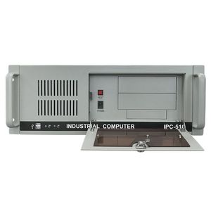 Gabinete de PC blanco de calidad brillante, chasis de servidor ATX con caja de monitoreo de seguridad estilo estante de ventilador para computadora en stock - Product Image 2