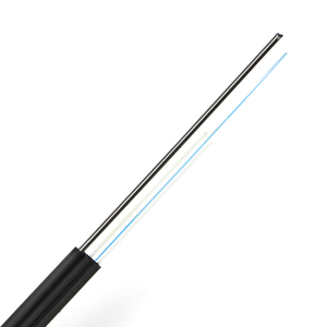 GJYXCH GJYXFCH Drop FTTH Black LSZH PVC Jacket Flat 1 Core G.657A1 1 Km Gua 1000 metros Ethernet Cable de fibra óptica para exteriores - Product Image 6