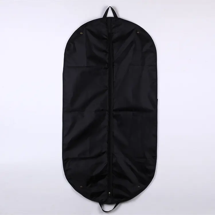 カスタムロゴ高品質防水メンズ防塵バッグ再利用可能なポリエステルナイロンスーツ折りたたみ式ガーメントカバーバッグ