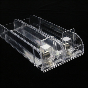 <strong>Automatic</strong> Adjustable Spring <strong>Loaded</strong> Cigarette Tobacco Pack Rack Cabinet Display Magnetic Divider Tray <strong>System</strong> <strong>Shelf</strong> Divider Pusher - Product Image 1