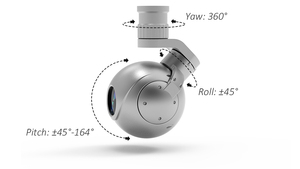 YANGDA工場スカイEye-30HZ-S 3軸30Xドローンズームカメラオブジェクト追跡付き