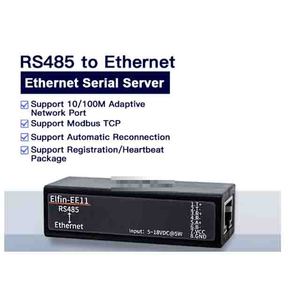 Puerto Serial Elfin-EE11 RS485 a servidor Ethernet, convertidor de datos IOT, compatible con TCP/IP, Telnet, Modbus, TCP - Product Image 6