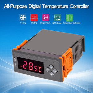 STC-100デジタルサーモスタットLEDディスプレイ温度コントローラーセンサーDC110V220V温度インキュベーター (NTC付き) - Product Image 6