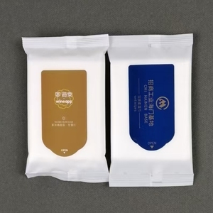 מכירה חמה בהזמנה קטנה בהזמנה קטנה 5-pcs ידידותי לסביבה מגבונים לניקוי רטוב עבור מלון קייטרינג תערוכות חתונות קידום