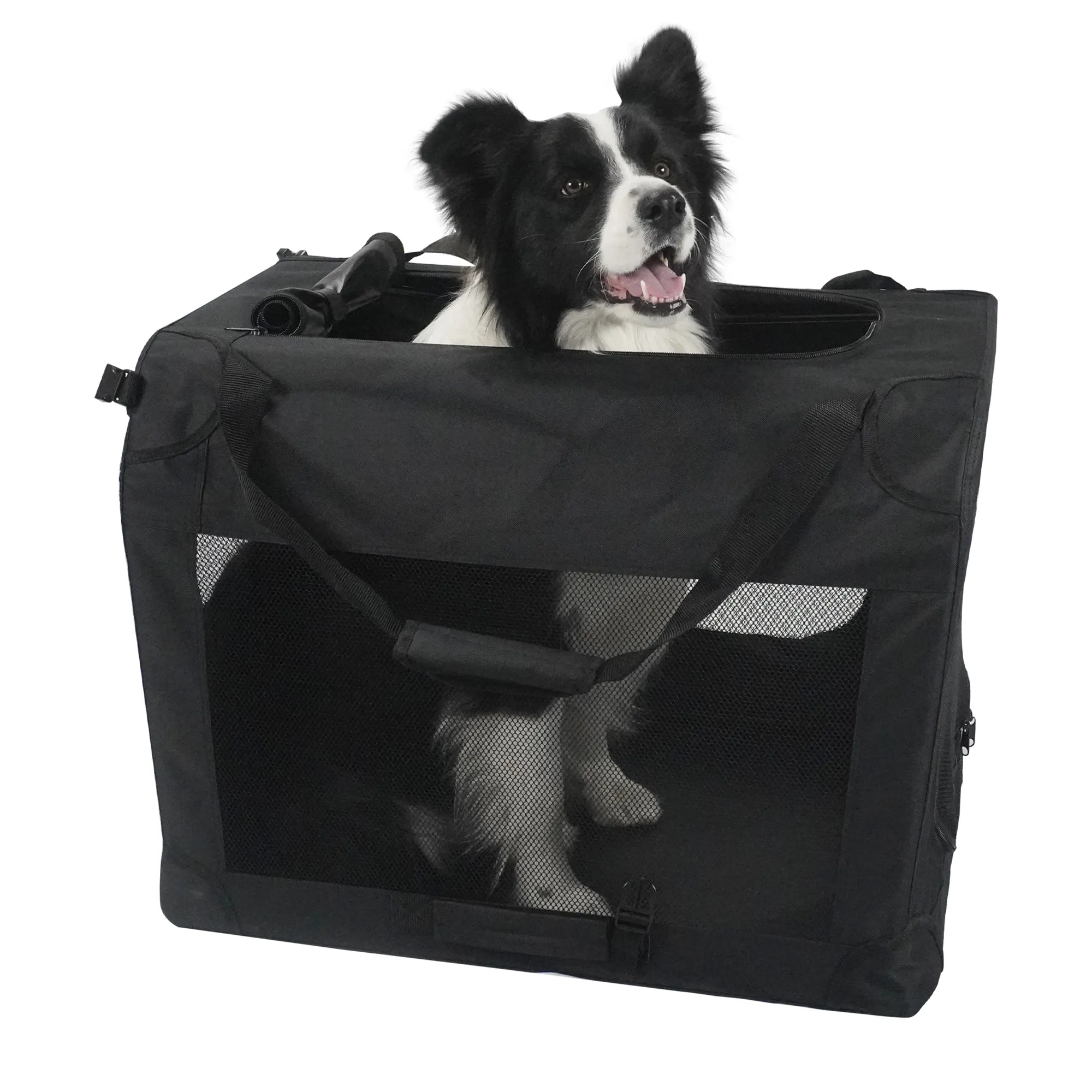 מנשא נסיעות לגור לחיות מחמד CANBO קל משקל מתקפל צד רך ארגז רכב נייד לכלב