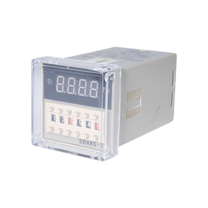 DAQCN DH48S-S relé de retardo de tiempo 0,1 s-99 horas Temporizador Doble Digital - Product Image 2