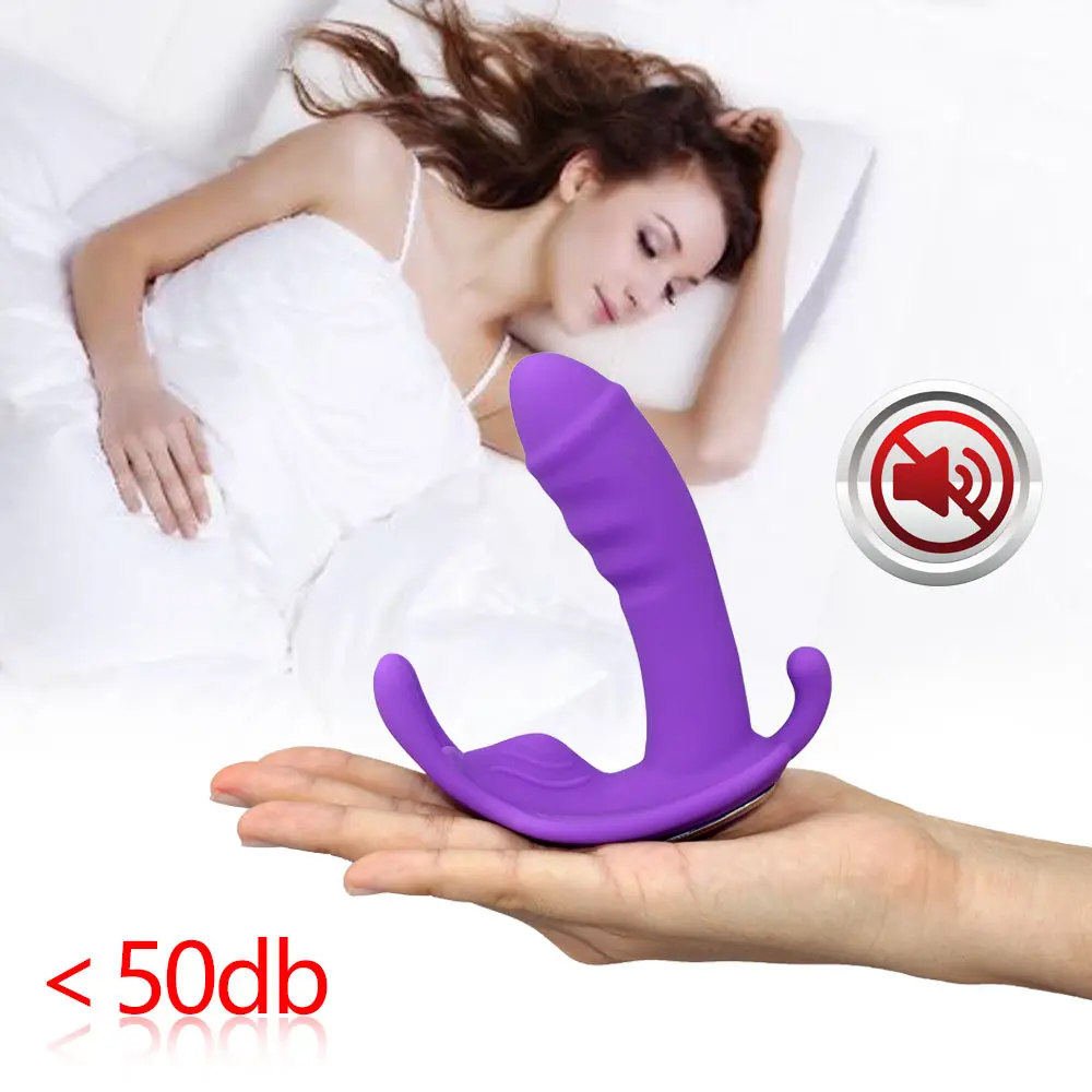 Mariposa de vestir consolador vibrador para mujeres masturbador bragas punto G estimulador de clítoris hombres vibrador masturbación Juguetes