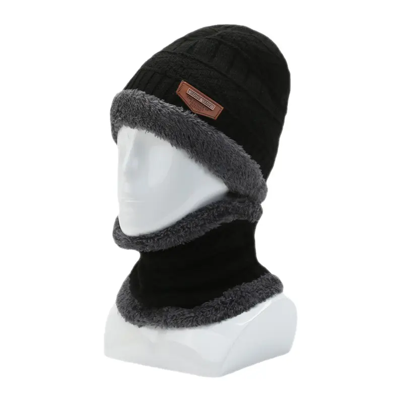 2817 Winter Street Hat Casual Fashion Personality Children Knitted Hat And Scarf