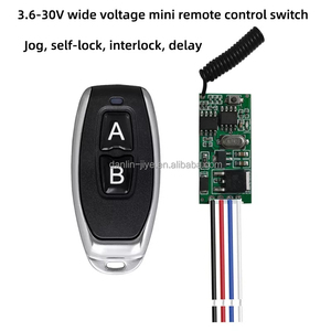 433 MhzRFリモートコントロールワイヤレススイッチDC3.6V 5V 12V 24V 1CHRFリレー受信機2CH送信機ドア電磁ロック用 - Product Image 5
