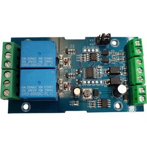 Módulo de relé Modbus Rtu de 2 vías Entrada y salida de conmutación Comunicación RS485/TTL Placa de relé Modbus controlada por Modbus - Product Image 1