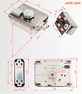 12V 125KHZ RFID Mechanisches Schlüssels chloss Für die Verwendung des Zugangs kontroll systems mit Video Intercom Intelligentes Tor Elektrisches RIM-Schloss - Product Image 2