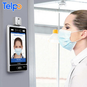 Sensor de temperatura da superfície de detecção de rosto <span class=keywords><strong>open</strong></span> <span class=keywords><strong>source</strong></span> leitor de controle de acesso com leitor de cartão NFC