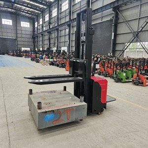 1500kg 2000kg Double Lifting Electric Pallet Stacker Electric Forklift Electric Stacker Hydraulic <strong>Loading</strong> and <strong>Unloading</strong> Vehicle - Product Image 3