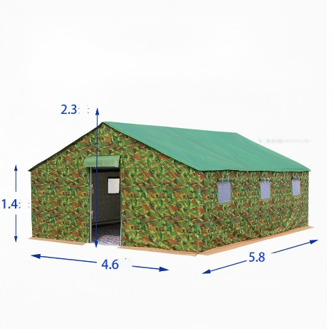 5*6 Green Oxford Cloth No Ground Frame