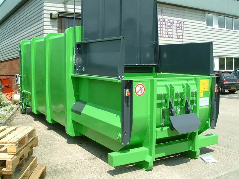 Compactadores de estação de transferência de máquina compactadora de resíduos de papel estilo americano