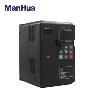 ManHua 7.5kW 380V AC VFD Controlador de motor trifásico 24 horas uno a uno Entrada monofásica Tipo de carga vectorial Unidad de frecuencia variable