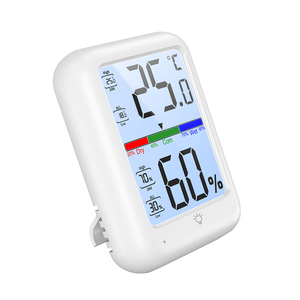 Termómetro de memoria digital, higrómetro, temperatura interior, humedad con temperatura alta y baja, función de memoria, luz trasera