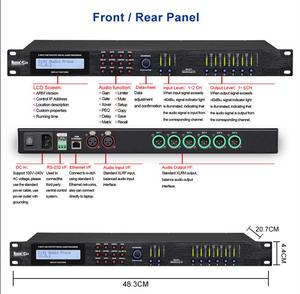 Procesador de Audio Digital DSP profesional de 2 entradas y 6 salidas, sistema de gestión de altavoces con carcasa metálica - Product Image 2