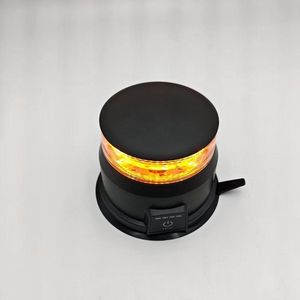 带24个发光二极管的发光二极管旋转信标频闪灯，磁性吸盘底座，12-24V - Product Image 3