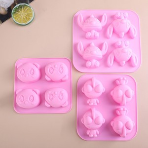 Shuxin phim hoạt hình Silicone khuôn bánh Yugui chó giai điệu gấu trúc trứng muối siêu nhân làm bằng tay xà phòng thạch cao mô hình chịu nhiệt - Product Image 2
